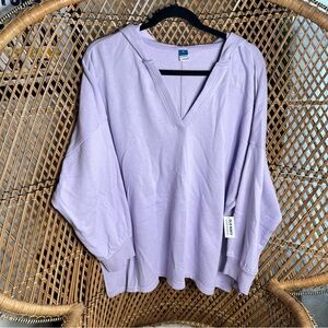 NWT Old Navy Lavender Hooded Pullover